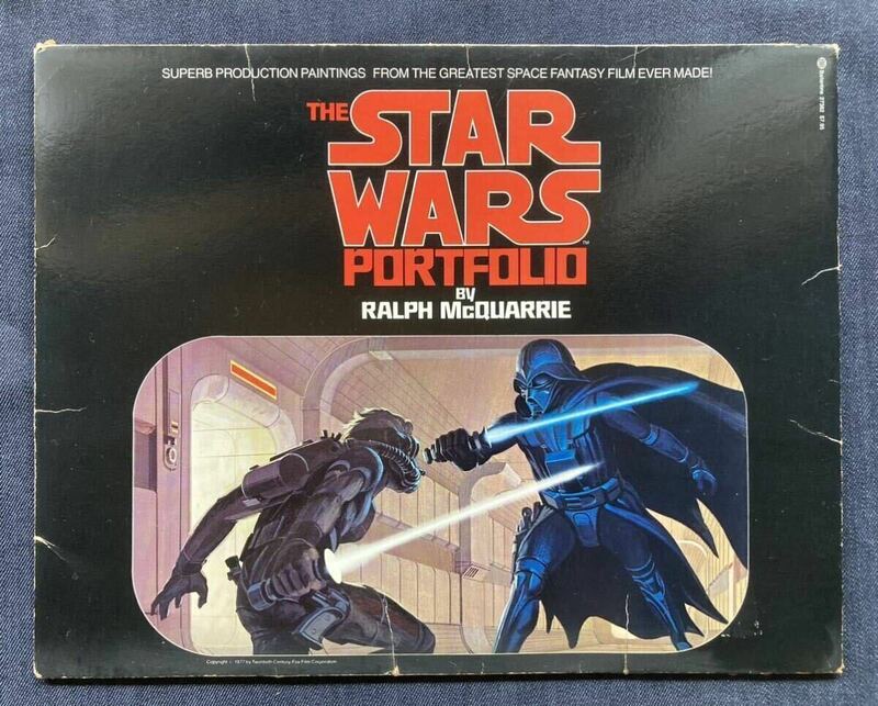 「THE STAR WARS PORTFOLIO」　RALPH McQUARRIE　スター・ウォーズ コンセプトイラスト集　USAオリジナル版1977年　洋書