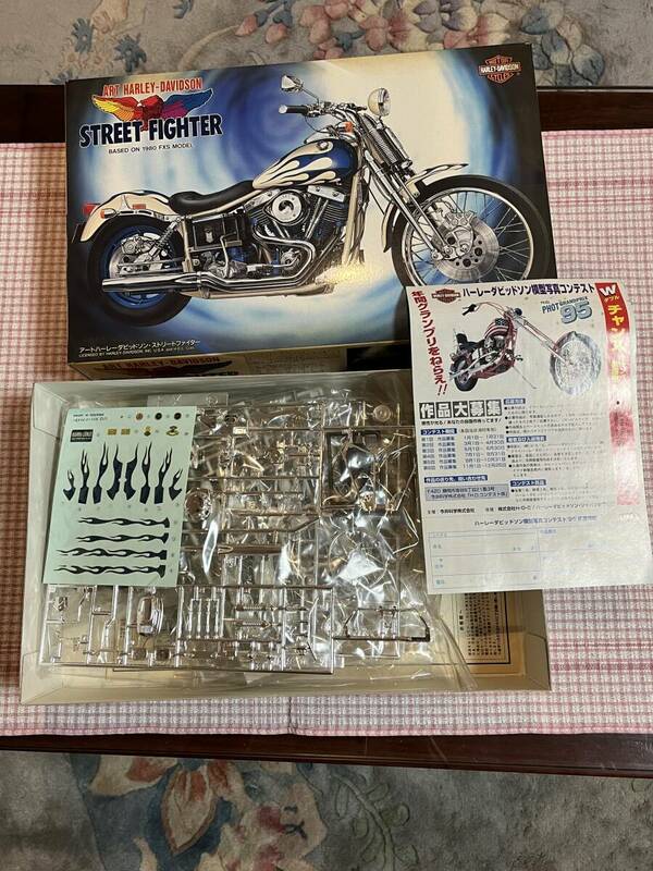 松本市発　IMAI　プラモデル　1/12　ア－トハーレーダビッドソン・ストリートファイター　ART HARLEY-DAVIDSON STREET FIGHTER　未開封中古