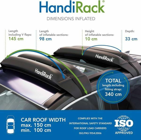 ●ルーフキャリア●【工事不要5分】耐荷重80㎏ 車 Handi Rack イギリス製 ラック 便利 荷物 運搬 未使用品 車バイク関連シリーズ KBT-003