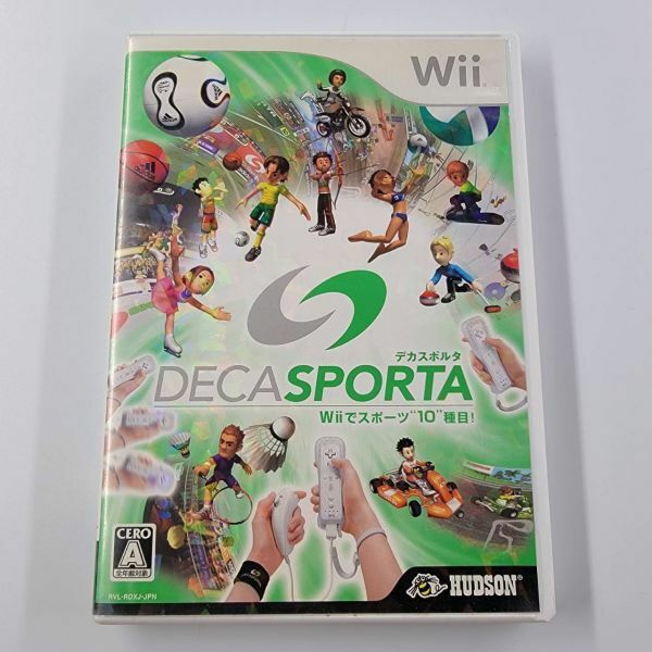 ●wii●デカスポルタ Wiiでスポーツ10種目●任天堂 NINTEND Wiiソフト 訳あり品 中古品 used おもちゃゲームシリーズ