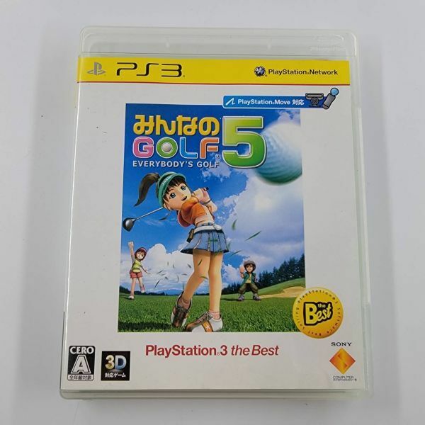 ●PS3●みんなのGOLF5●ソニー sony プレイステーション3ソフト 訳あり品 中古品 used おもちゃゲームシリーズ 02