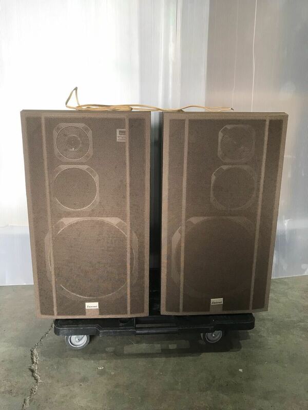 47 F【中古】Sansui 3ウェイ　3スピーカー　システム　SP-V100