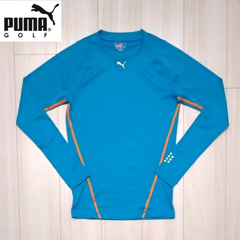 美品 PUMA GOLF コンプレッション インナーシャツ M メンズ US.S トレーニングウェア プーマ ゴルフ