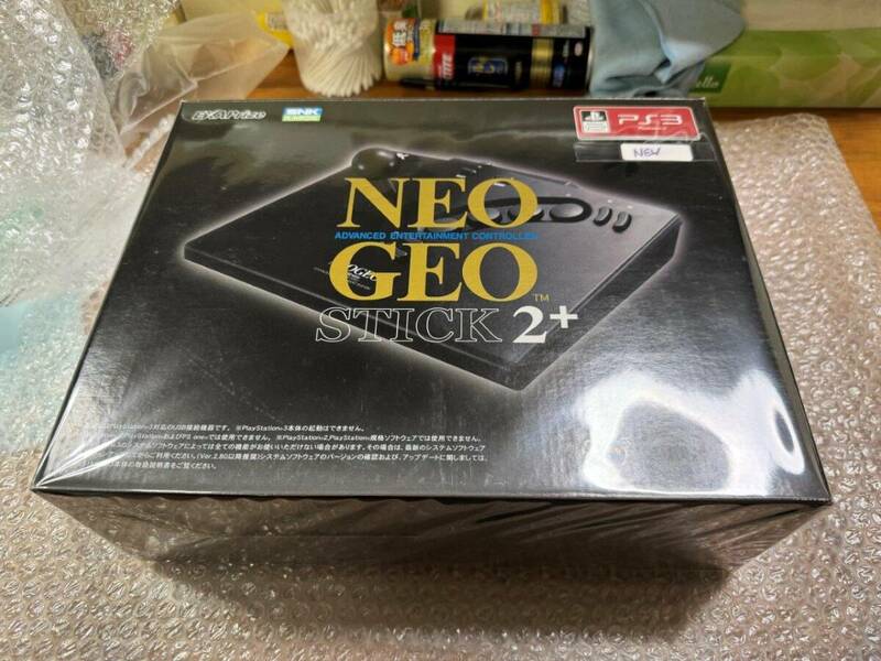 PS3 ネオジオスティック 2+ / Neo Geo Stick 2+ アーケードスティック 新品未開封 美品 送料無料 同梱可