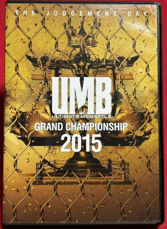 UMB GRAND CHAMPIONSHIP 2015 中古DVD 松元/晋平太/成/紅桜/CreepyNuts / HIDADDY / dj honda / DJ OASIS / Mr. BEATS a.k.a. DJ CELORY