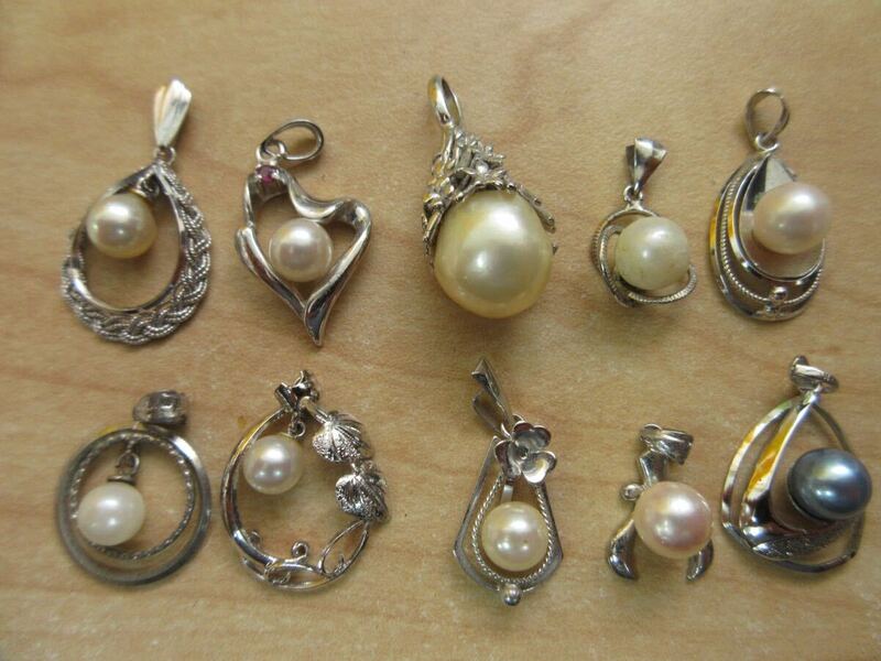 【A3】全て SILVER シルバー など 刻印あり 真珠 パール パール系 ヴィンテージアクセサリー 大量 まとめ売り まとめ TIA