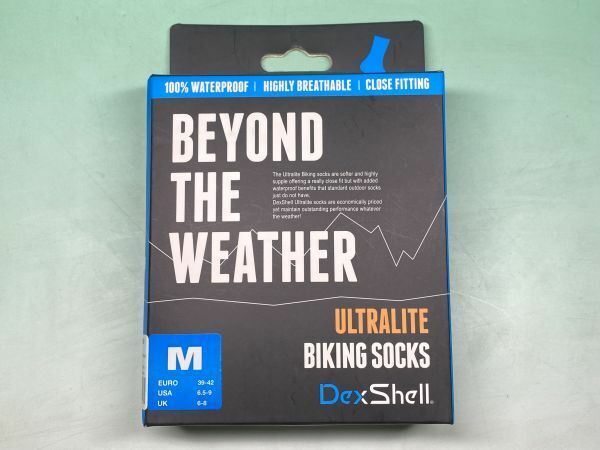 Dex Shell ULTRALITE BIKING 防水靴下 M バイキング サイクリングソックス 防水 デクシェル デックスシェル DexShell 0618R2408/230