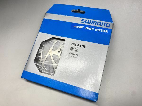 新品 SM-RT56-S Φ160mm 6ボルト DEORE ディスクローター ディスクブレーキ ローター シマノ SHIMANO デオーレ SM-RT56 0629G2401/230