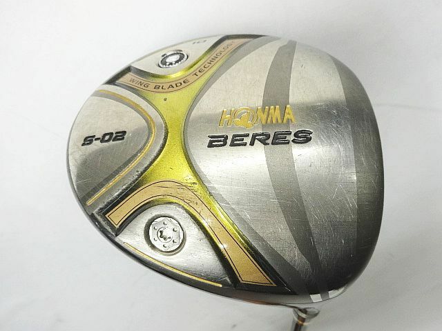 HONMA BERES S-02 ホンマ ゴルフ ベレスS-02 10° ドライバー 1W FLEX-R 純正シャフト ARMRQ 6 2星 2スター ヘッドカバー付 