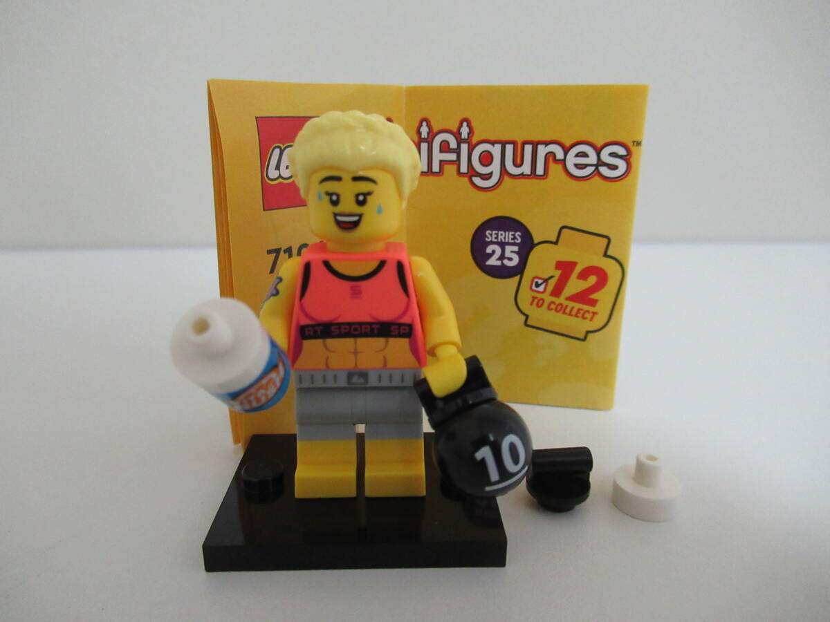 同梱可能/ミニフィギュアシリーズ 25/フィットネスインストラクター/71045/ミニフィグ/レゴ/LEGO/良品/美品/中古品/