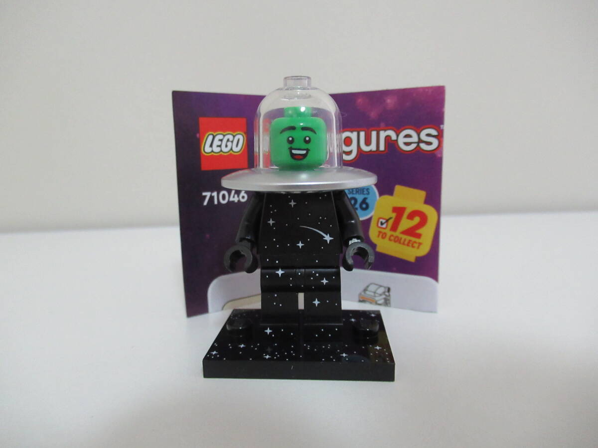 同梱可能/ミニフィギュアシリーズ 26/UFOコスチュームの人/71046/ミニフィグ/レゴ/LEGO/良品/美品/中古品/