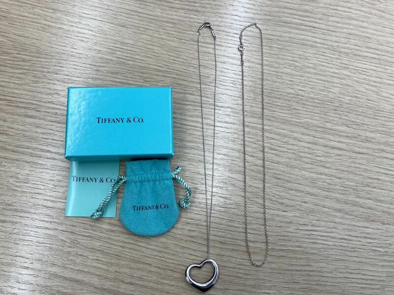 TIFFANY ティファニー オープンハート ネックレス +ティファニー　2点セット