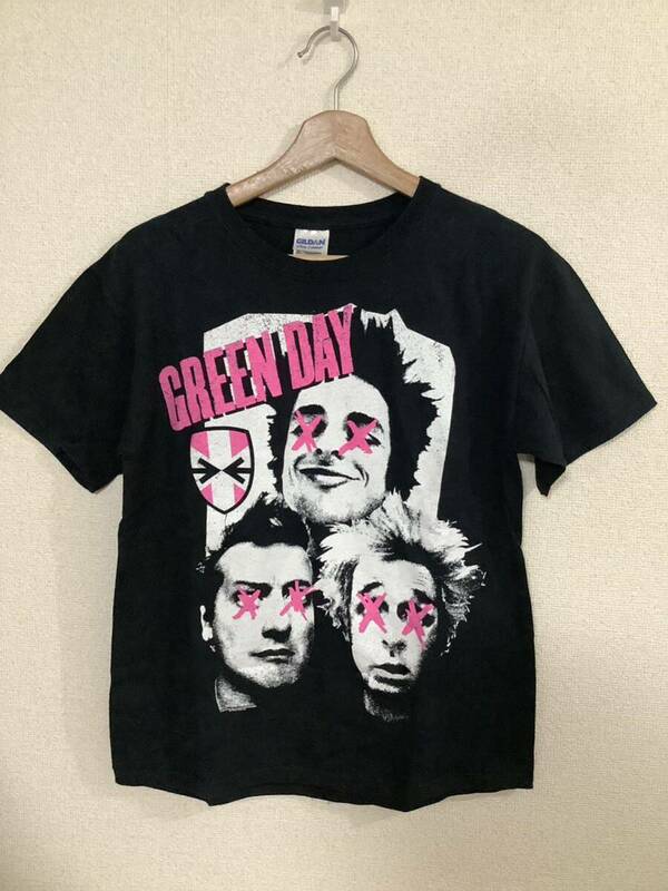 GILDAN ギルダン GREEN DAY プリントTシャツ　TOUR 2012 ツアーTシャツ PUNK ロック　洋楽　ビンテージ　古着