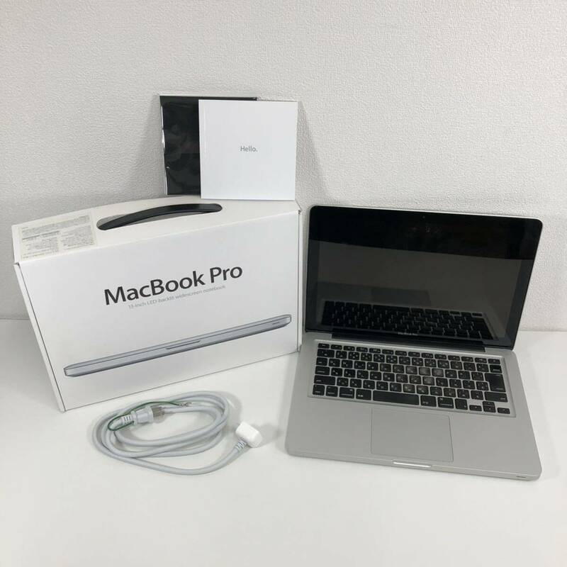 W※ Apple MacBook Pro ノートパソコン A1278 ノートPC 通電動作未確認 傷 汚れ 有り 外箱付き 年式不明 ジャンク品扱い