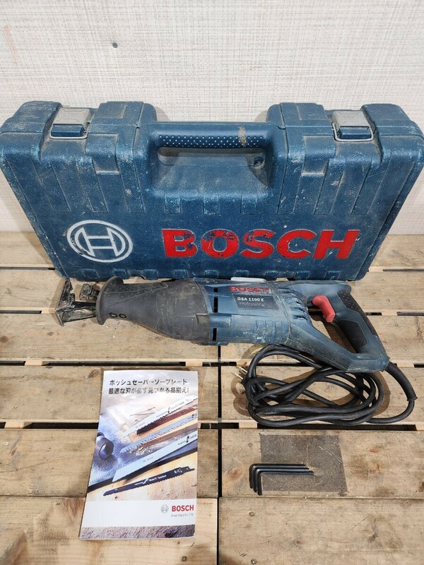 Z☆ BOSCH ボッシュ GSA 1100 E Professional セーバーソー 動作確認済 電動工具 ケース付き