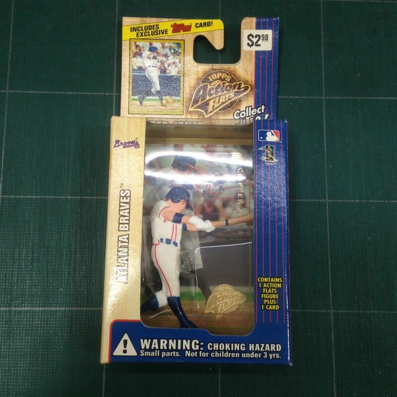 未開封新品 デッドストック 倉庫保管品 メジャーリーグ 1999 MAJOR LEAGUE BASEBALL SERIES 1 TOPPS ACTION FLATS CHIPPER JONES