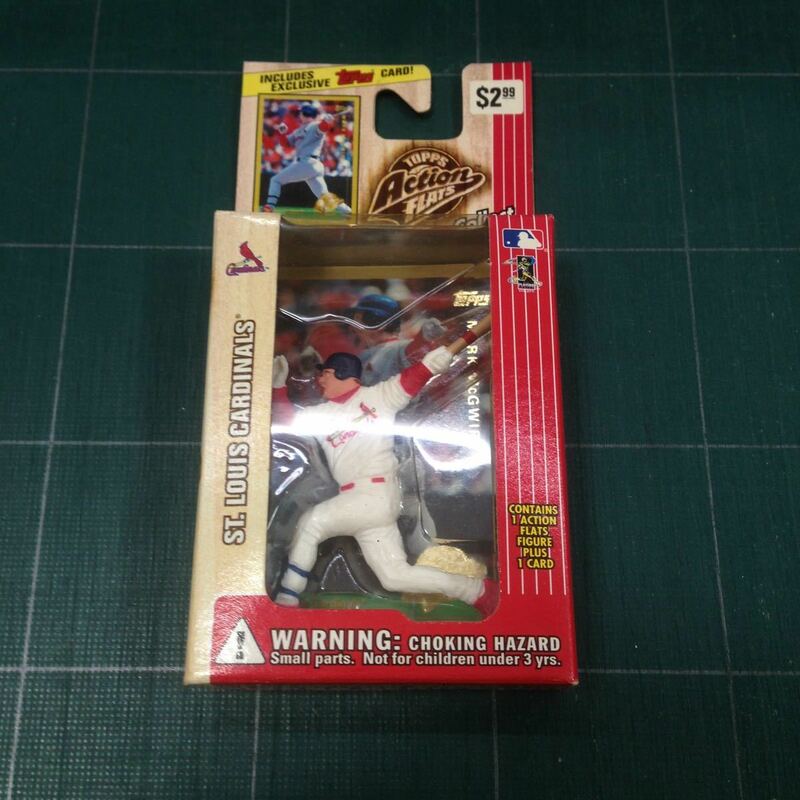 未開封新品 デッドストック 倉庫保管品 メジャーリーグ 1999 MAJOR LEAGUE BASEBALL SERIES 1 TOPPS ACTION FLATS MARK McGWIRE