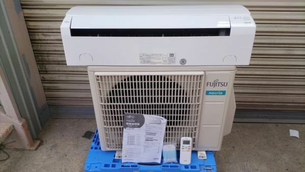 ■FUJITSU 富士通ゼネラル ルームエアコン 主に6畳用 冷房 暖房 冷媒R32 2.2kw AS-AH221L E014383 2021年製■Y７