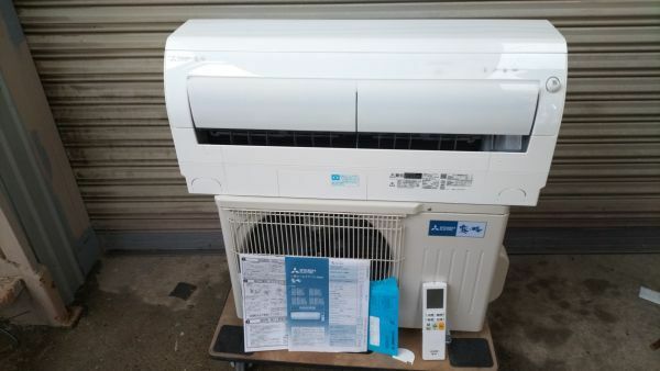 ■三菱電機 MITSUBISHI ルームエアコン 主に6畳用 冷房 暖房 冷媒R32 2.2kw MSZ-R2222-W 20105135 2022年製■Y10