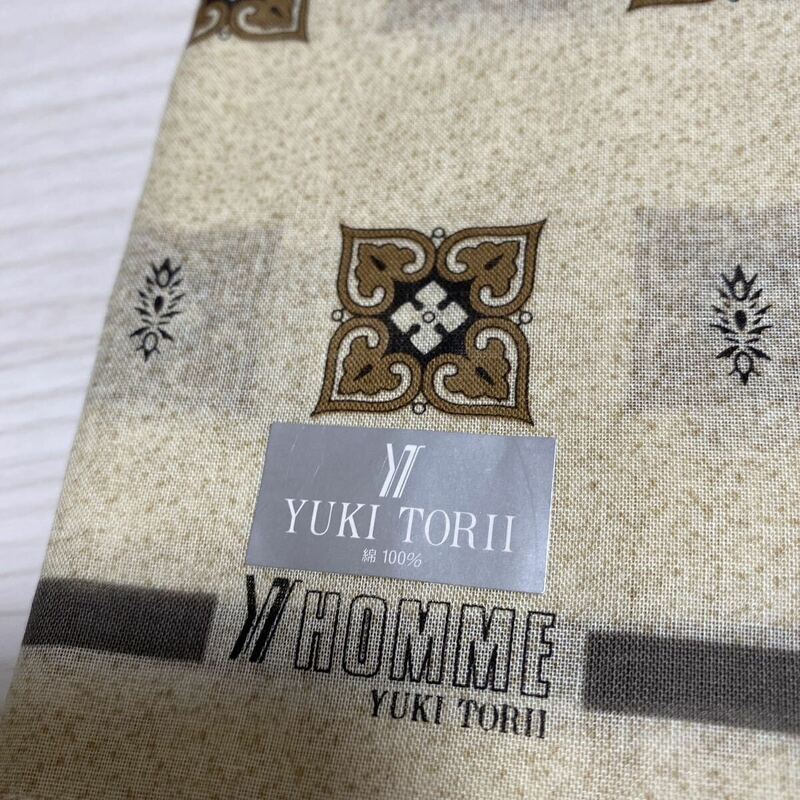 YUKI TORII HOMME メンズハンカチ　未使用