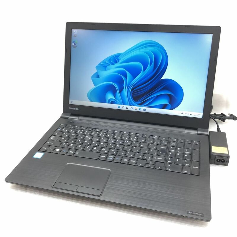 Windows11 Pro TOSHIBA dynabook B55/J PB55JTB44RAQD21 Core i5-8250U メモリ8GB M.2 SSD 256GB 15.6インチ T010661