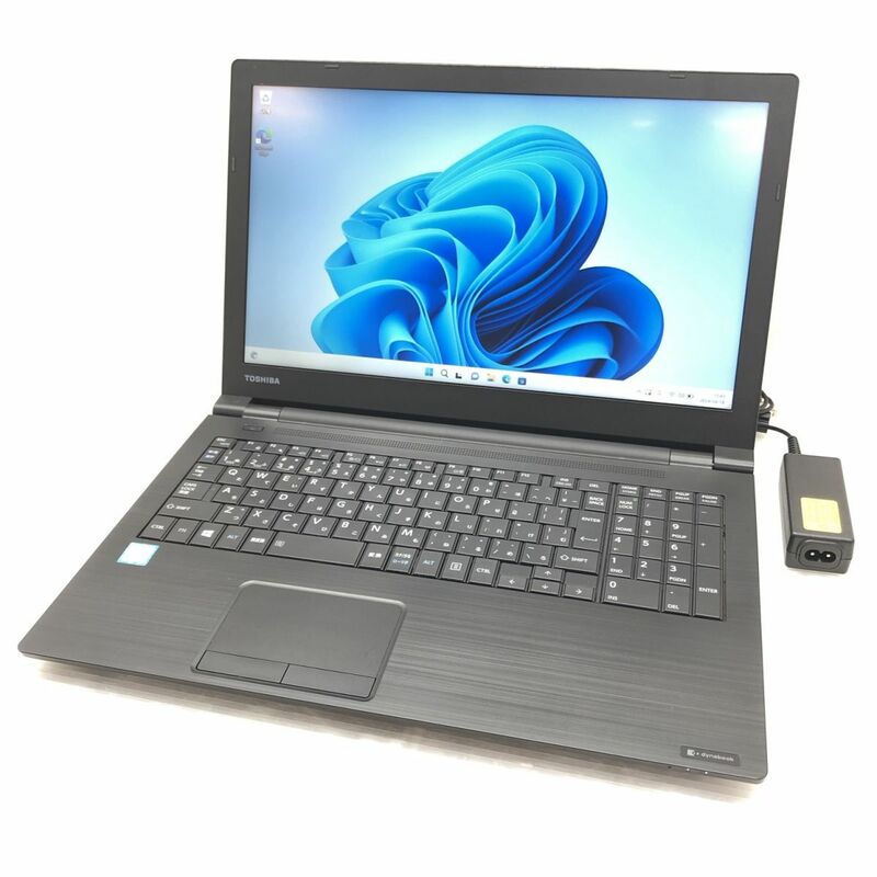 Windows11 Pro TOSHIBA dynabook B55/J PB55JTB44RAQD21 Core i5-8250U メモリ8GB M.2 SSD 256GB 15.6インチ T010667