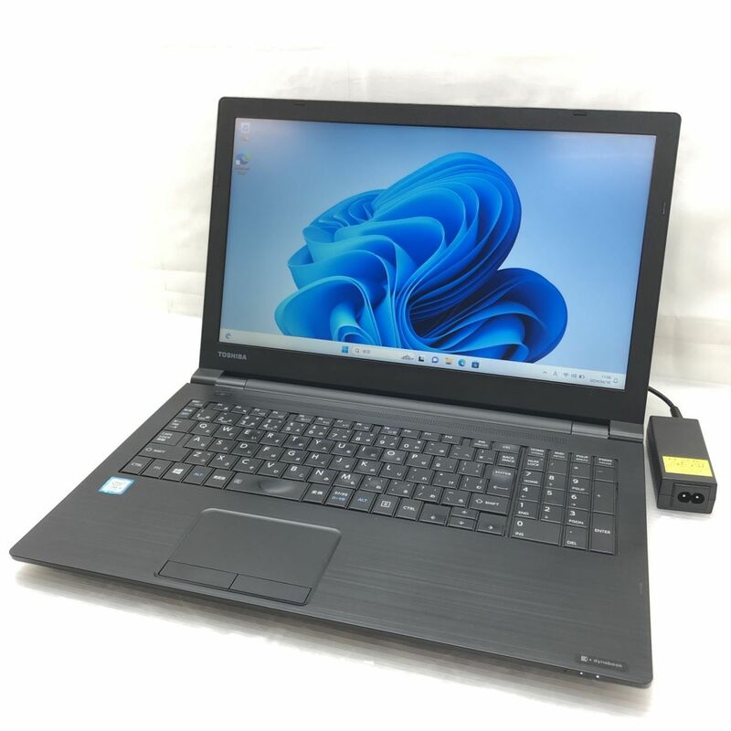 Windows11 Pro TOSHIBA dynabook B55/J PB55JTB44RAQD21 Core i5-8250U メモリ8GB M.2 SSD 256GB 15.6インチ T010665