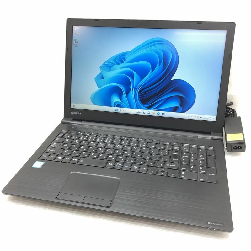Windows11 Pro TOSHIBA dynabook B55/J PB55JTB44RAQD21 Core i5-8250U メモリ8GB M.2 SSD 256GB 15.6インチ T010663