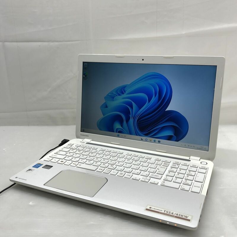 Windows11 TOSHIBA dynabook T554/45KW PT55445KSXW Core i3-4005U メモリ4GB HDD 750GB 15.6インチ T010542