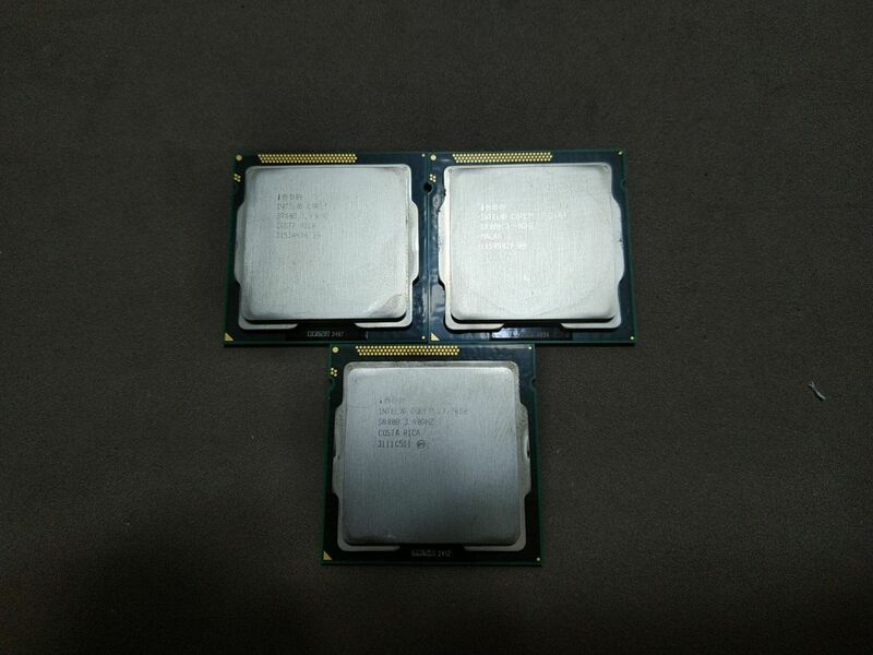 1円〜 intel Core i7-2600 3個セット T013512