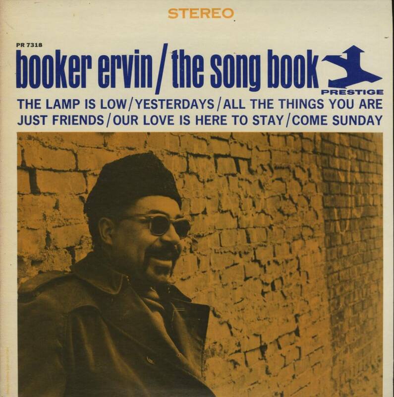 1974年米PrestigeリイシューLP！Booker Ervin / The Song Book 1964年 PRST7318 ブッカー・アーヴィン Tommy Flanagan Jazz tenor saxophon