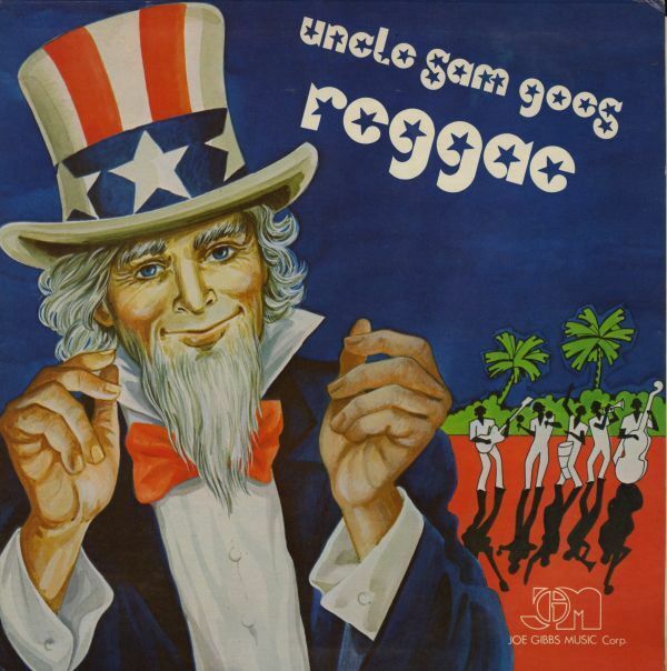 米コンピレーションLP！V.A. / Uncle Sam Goes Reggae 1980年 Joe Gibbs Music JGML-6017 ディスコ レゲエ Michael Jackson カヴァー