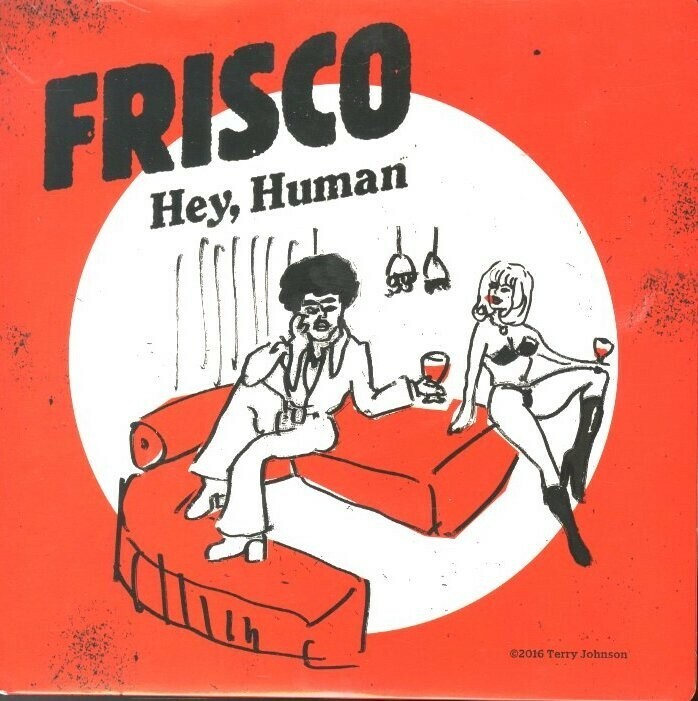 クリアオレンジ盤！7インチ！Frisco / Hey, Human 2016年【Hong Kong Elevators / HKE-007】国産レゲエ Reggae Brief Encounter 湯村輝彦