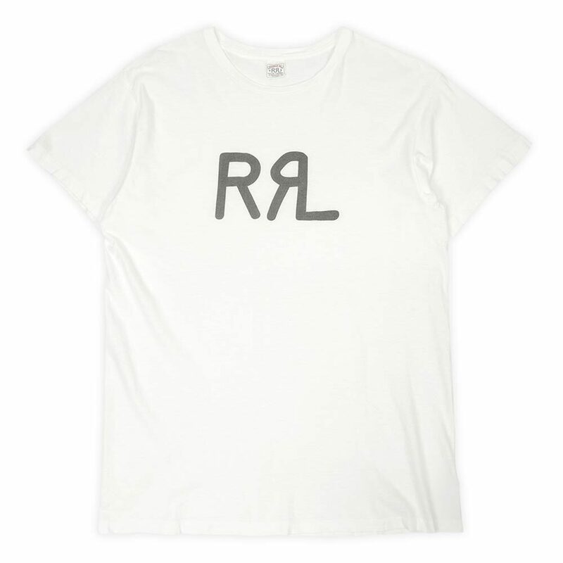 ダブルアールエル RRL 90s ロゴ Tシャツ 旧タグ USA製 ロンハーマン 元ネタ 初期 POLO ビンテージ 古着 (-2279) ホワイト / 白 M