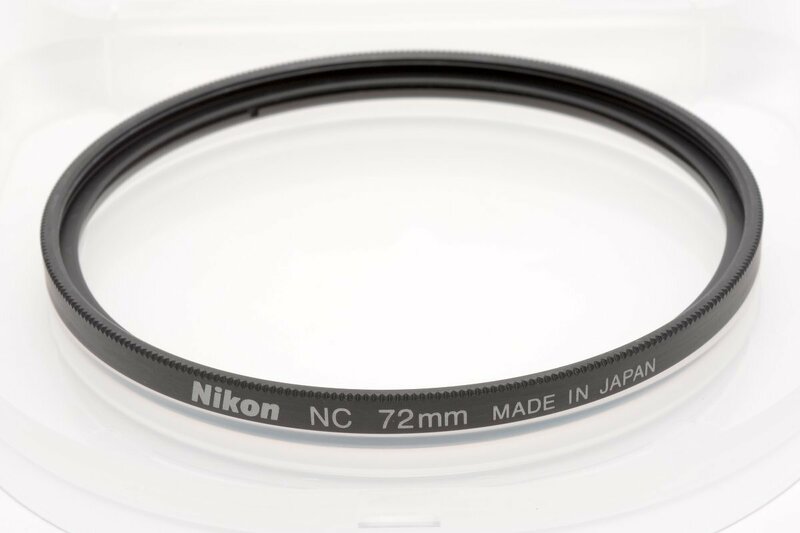 【美品】 Nikon ニュートラルカラーNC 72mm 純正レンズ保護フィルター プロテクションフィルター #4726