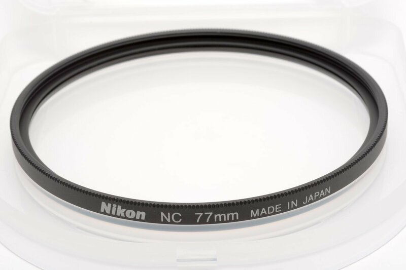 【美品】 Nikon ニュートラルカラーNC 77mm 純正レンズ保護フィルター プロテクションフィルター #4727