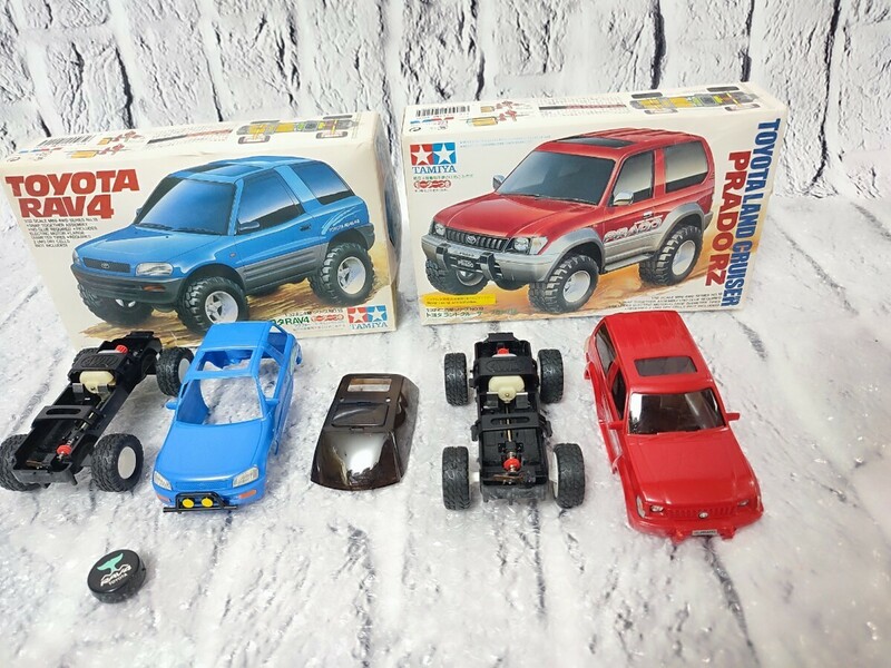 【売り切り】TAMIYA タミヤ RAV4 ランドクルーザー 完成品 3248-1