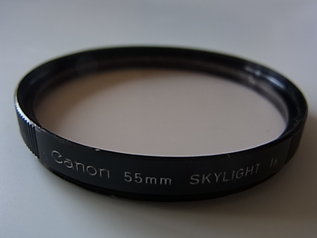 送料94円～　Canon　キャノン　SKYLIGHT　1x　55mm　管理no.1