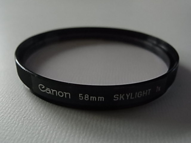 送料94円～　Canon　キャノン　SKYLIGHT　1x　58mm　管理no.7