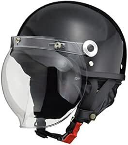 リード工業(LEAD) バイクヘルメット ハーフ CROSS バブルシールド付き CR-76