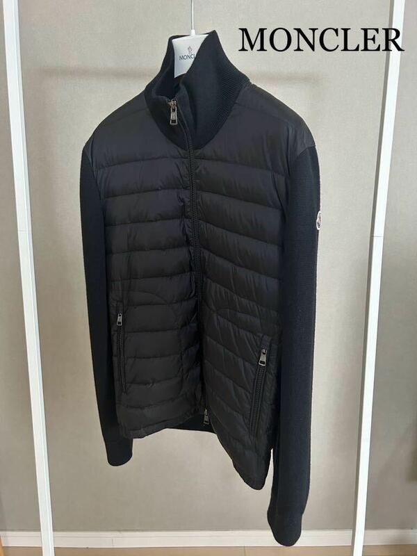 モンクレール★MONCLER★ハイブリッドダウンニット★size M★超美品★ジャパンタグ付★正規品