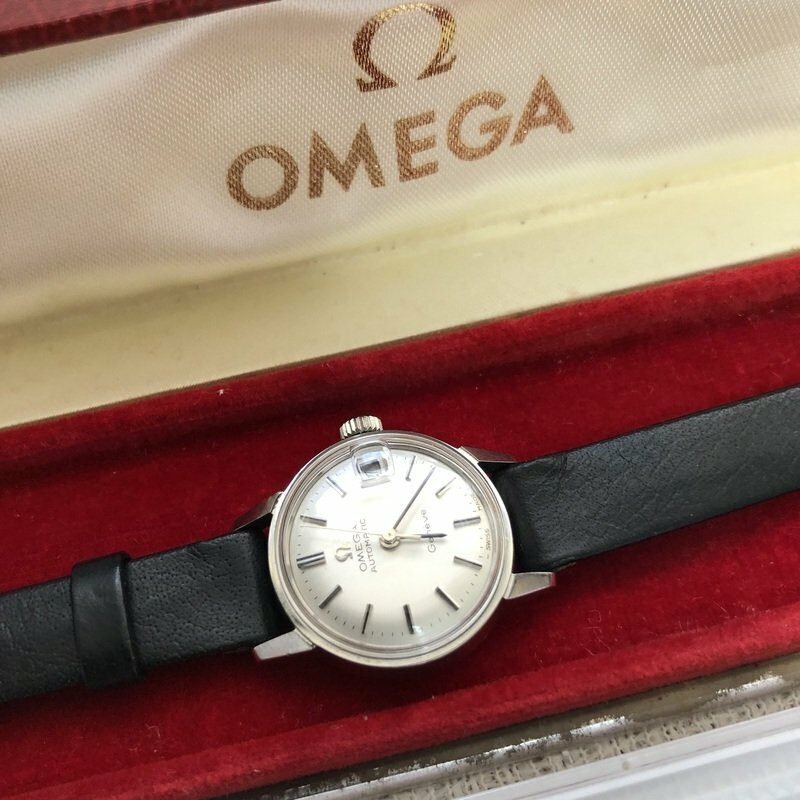 1円～ 良好 好調 オメガ OMEGA GENEVE ジュネーブ オートマ AUTO 自動巻 566.022 CAL.681 レディース おまけ付 IW406BT13OMG_B