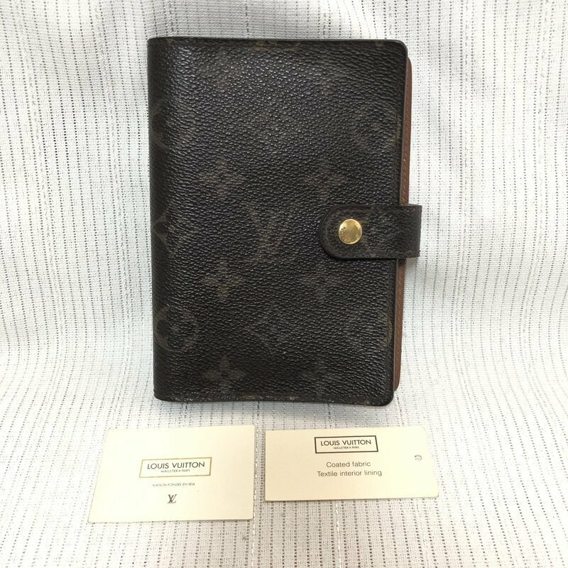 1円～ LOUISVUITTON ヴィトン アジェンダ PM CA0073 R20005 モノグラム 手帳 カバー IW406BA_LV08_H