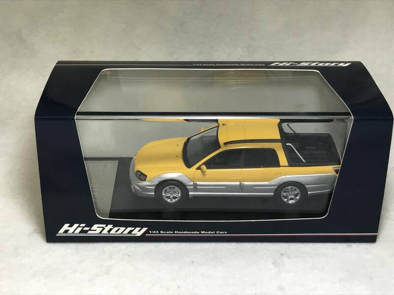 大量断捨離！人気カラー Hi-Story 1/43 Subaru Baja Sports 2003 HS312 YE イエロー 2トーン 未展示・新品同様 スバル バハ ハイストーリー