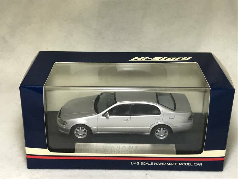 大量断捨離！人気カラー Hi-Story 1/43 Toyota Aristo 1991 3.0V HS016 シルバー 未展示・新品同様 トヨタ アリスト ハイストーリー