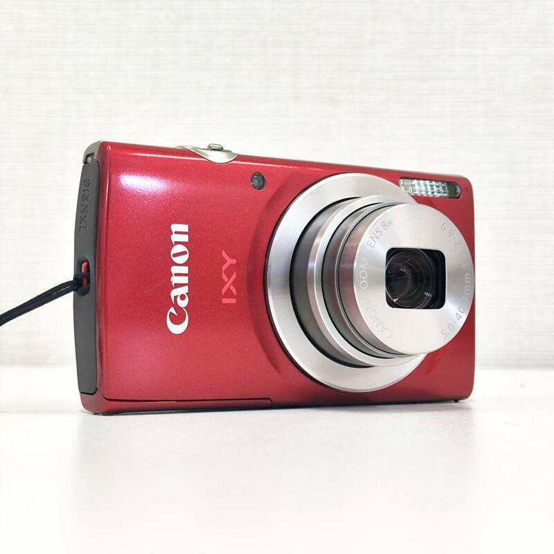 6093【良品☆Canon / IXY 200】基本動作◎ キヤノン イクシー≪PC2333≫レッド/赤◇コンパクトデジタルカメラ 約2050万画素 手ぶれ補正