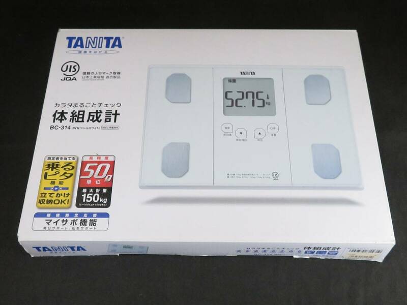 未使用 TANITA タニタ 体組成計 BC-314-WH　　*0411