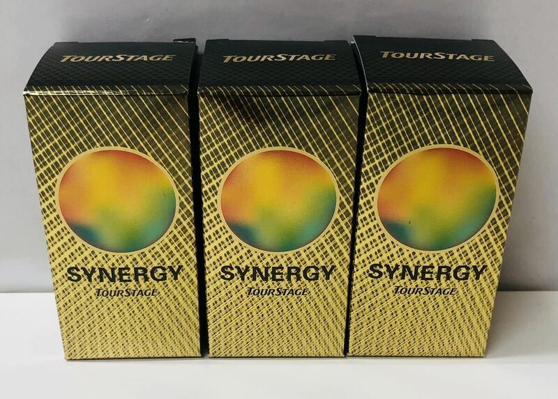 ゴルフボール BRIDGESTONE ツアーステージ シナジー SYNERGY 6個セット 名入れ有 未使用品