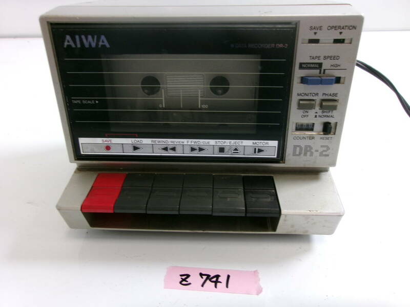 (Z-741)AIWA DATA RECORDER DR-2 通電確認のみ 現状品