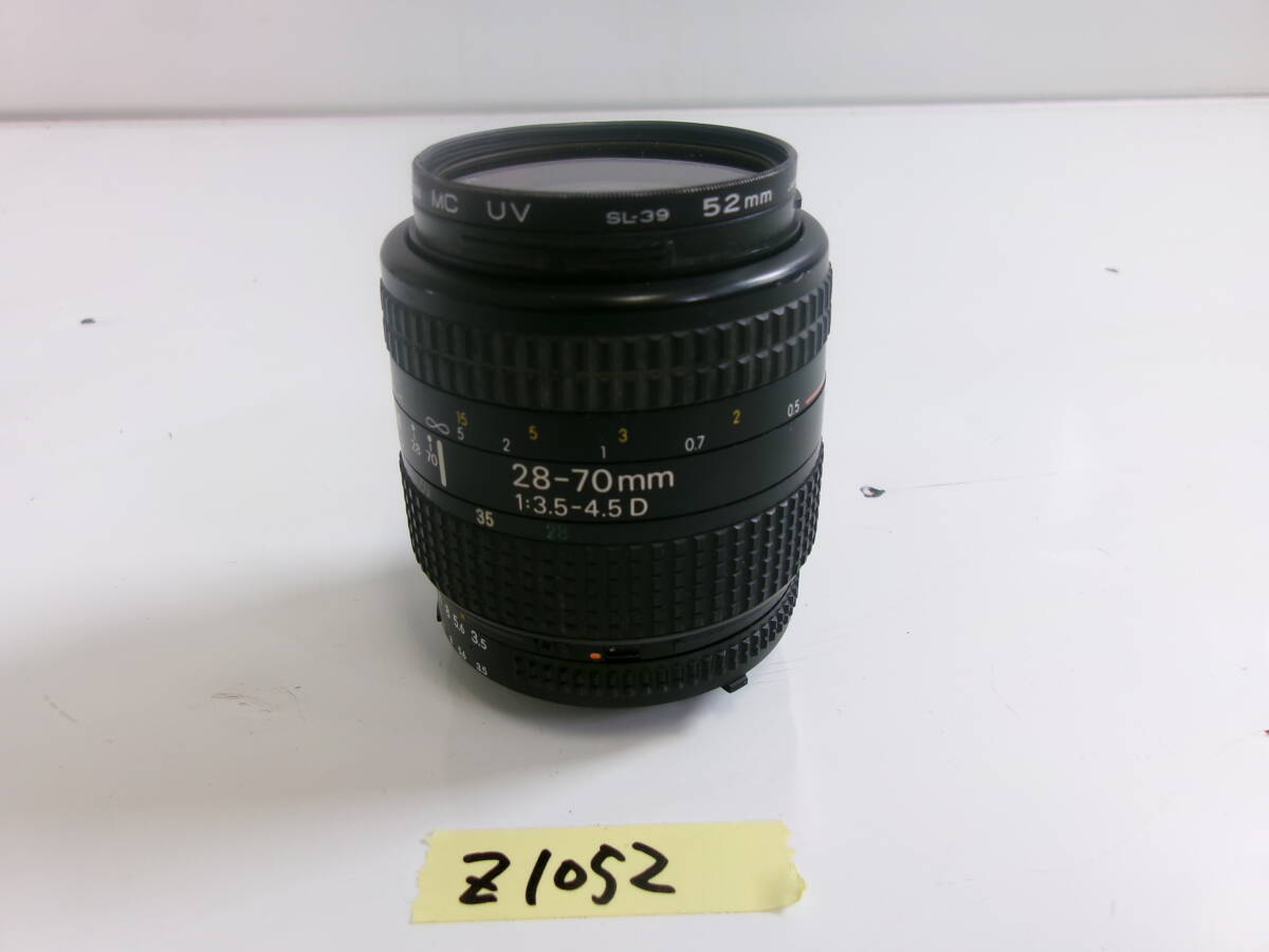 (Z-1052)NIKON レンズ 28-70mm 1:3.5-4.5 D 現状渡し